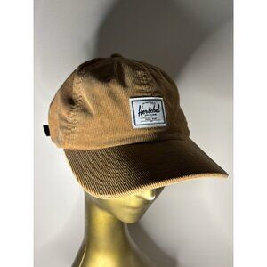 Herschel Supply Co Men’s Adjustable Baseball Hat Cap Corduroy Camel